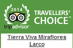 TripAdvisor Travellers Choice badges 2014 miraflores larco hospedaje lima